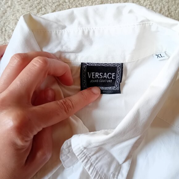 Vintage Versace Button Up XL Shirt - Picture 4 of 7